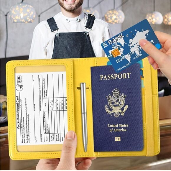 Leather Passport Cover  - Picture 2 of 5